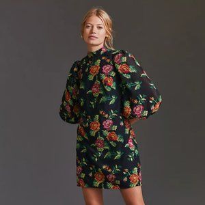 Anthropologie Eva Franco Embroidered Mini Dress